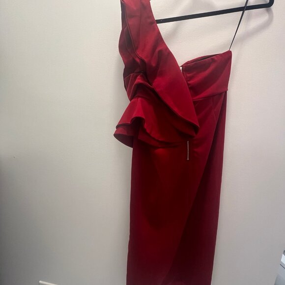 Hello Molly Caruso Midi Dress Wine (NWT) - Picture 4 of 6